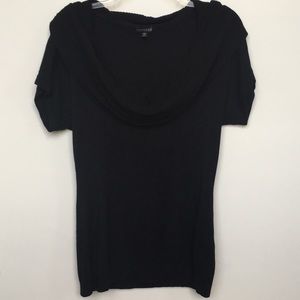 Express Cowl Neck Short Sleeve Sweater